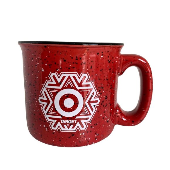 Target Red Speckled Camp Style Ceramic Mug - Picture 1 of 9